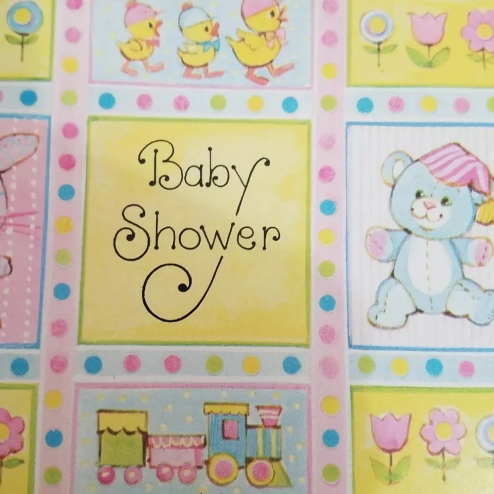 Vintage Baby Shower Invitations Bunny Bear Chicks Spring Boy Girl 8 New +4 Cute